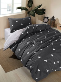 L'essentiel linge de maison Geometrik - Gris